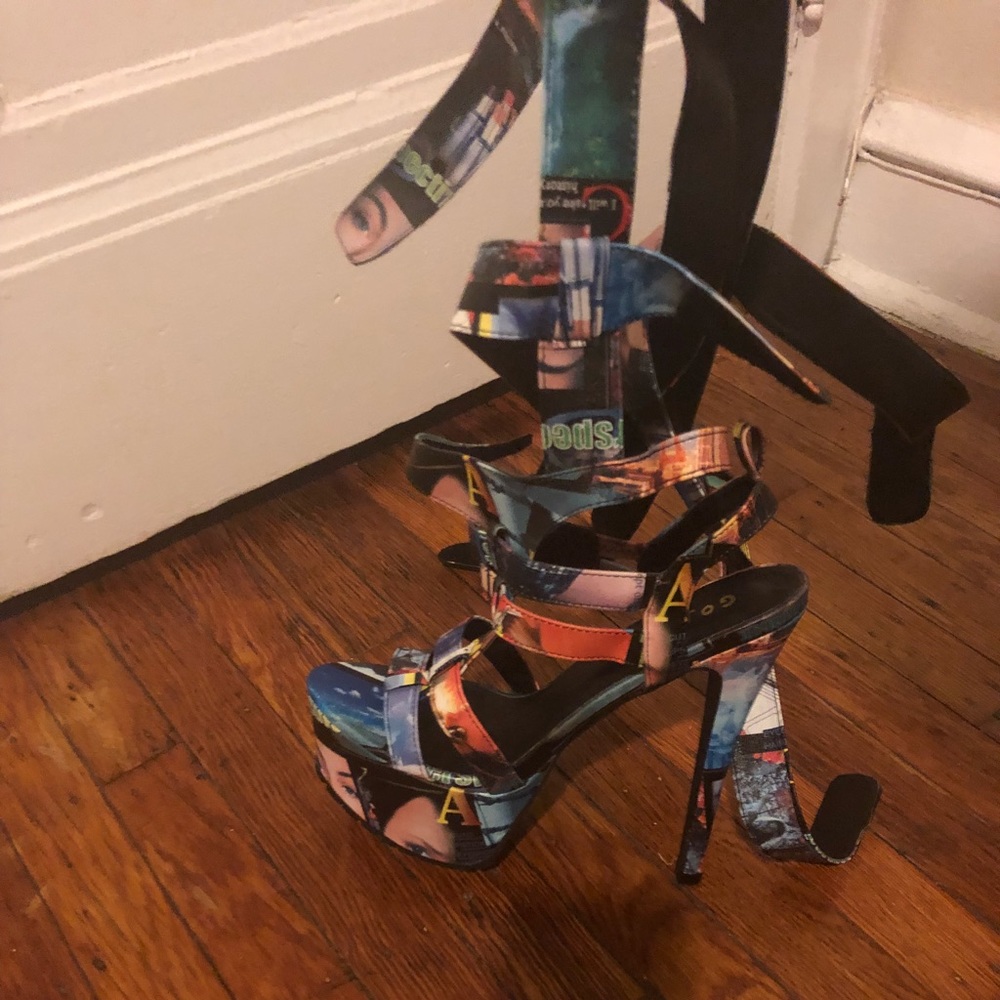 Gladiator thigh high heels